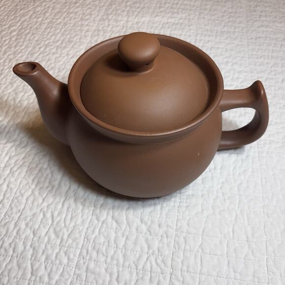 Unglazed Chinese Zisha Medicine Pot, Casserole Ceramic Cooking Pot with Lid 3.5L - Picture 1 of 8